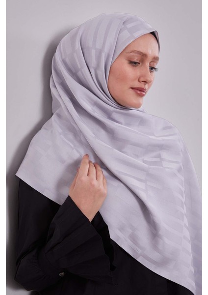 Gri Kesik Çizgili Blue Jakar Şal fiyatları