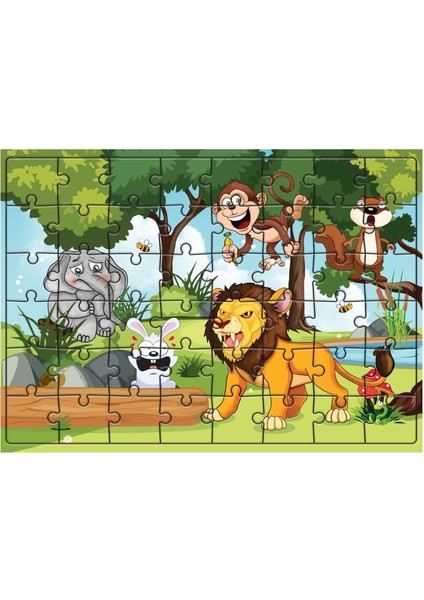 Hayvanlar ve Duygular Yapbozu (48'li)