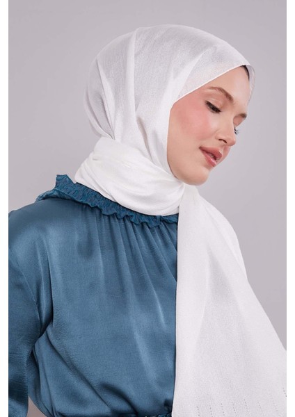 Beyaz Damla Taşlı Diamond Şal fiyatları