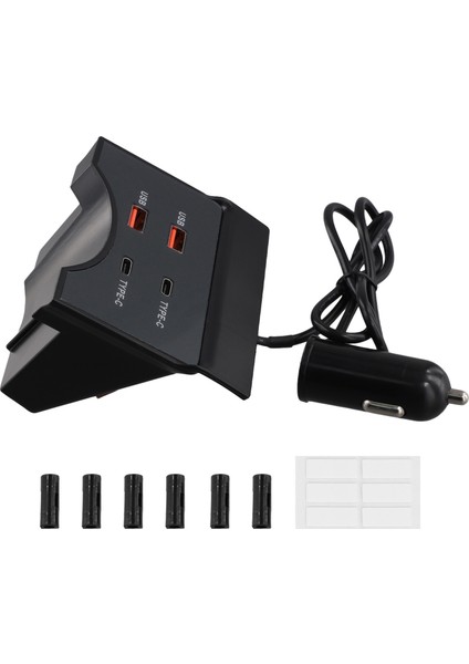 Toyota Sıenna 2021-2023 Iç Aksesuarlar Için Araba USB Type-C Tiplik Adapter Hızlı Şartlı Şart Hub Docking Istasyonu (Yurt Dışından) modelleri