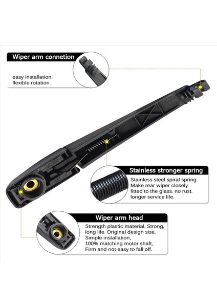 Toyota Için 20X Rav4 2013-2017 Arka Silecek Kol Bıçağı Seti 85242-42040 Fabrika Değiştirme Aksesuarları Parçaları (Yurt Dışından) fiyatları