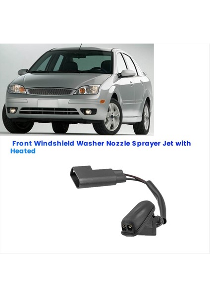 Ford Focus Için Isıtmalı XS4117666A ile Yeni Ön Ön Cam Yıkama Nozul Jeti 1998-2005 Mondeo Mk4 Hood Rondh Nozul (Yurt Dışından) modelleri