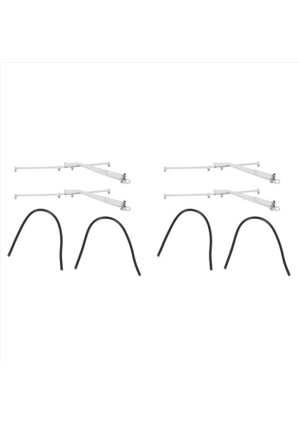 2 Çift Metal Silecek 1/10 Rc Prıger Car Trx4 Defender G500 Trx6 G63 SCX10 90046 D90 Jimny Cherokee Gümüş (Yurt Dışından)