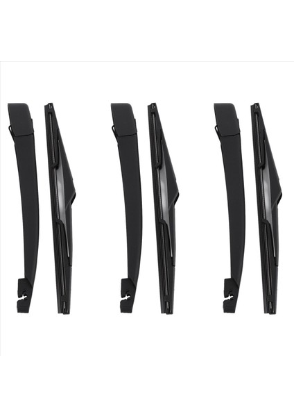 3x Araba Arka Ön Cam Silindir Silecek Kol ve Bıçak Ford Fiesta Mk6 Mk7 ST150 02-08 (Yurt Dışından)