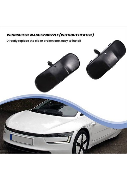 2pcs Ön Cam Ön Cam Yıkayıcı Nozul Sprey Jet 2KD955985 Vw Jetta Golf Mk5 Mk6 Passat B6 B7 Tiguan Touareg (Yurt Dışından)