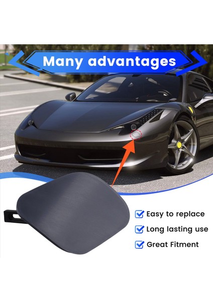 Araba Ön Tampon Far Yıkayıcı Kapak Kapakları Ferrari 458 Örümcek Italia Far Sprey Nozul 82763610 Sol (Yurt Dışından) fırsatları