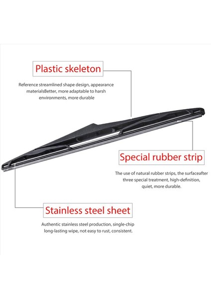 6x Arka Silecek Kol Bıçağı Düzeneği - Jeep Wrangler Için Jk 2007-2016 (Yurt Dışından) indirimleri