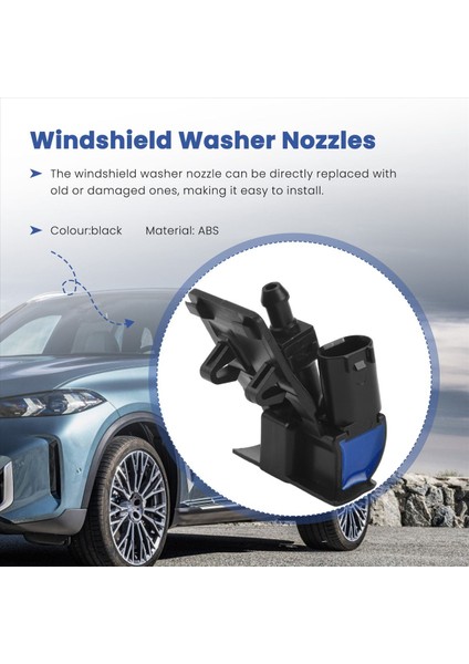 2x Yeni Ön Cam Yıkayıcı Püskürtücü Nozul Ön Cam Nozul Jeti 61667161469 -Bmw X5 E70 2006 - 2010 Için (Yurt Dışından) indirimleri