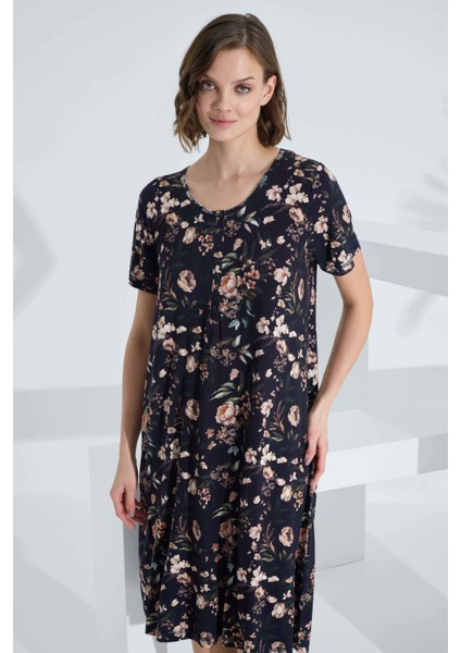 Bambu Kısa Kol Yazlık Kadın Elbise 72240 modelleri