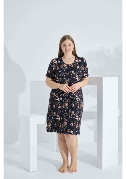 Bambu Kısa Kol Yazlık Kadın Elbise 72240 indirimleri