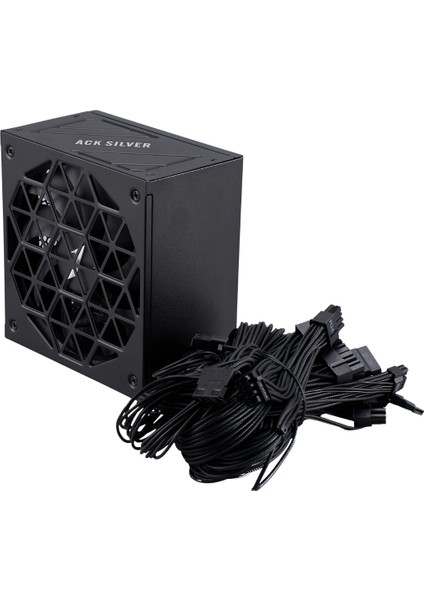 ACK 750W 80+ Silver ATX3.1/PCle 5.1 Aktif PFC 7 Yıl Garantili Siyah Güç Kaynağı modelleri