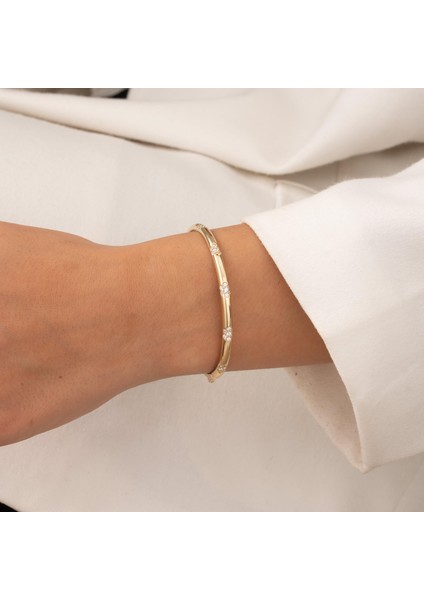 Taşlı 14 Ayar Altın Kelepçe fiyatları