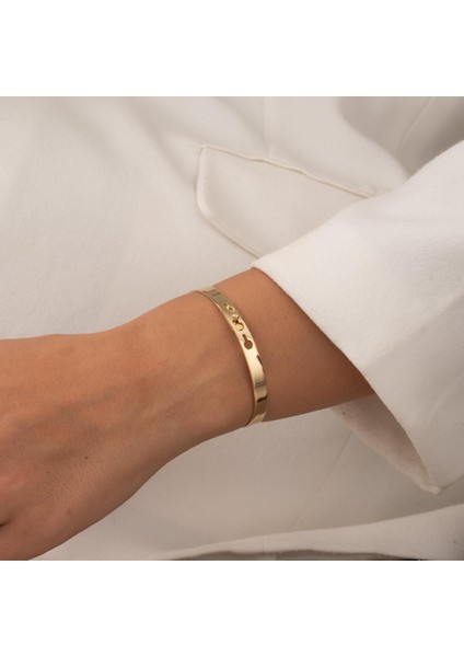 Sade Taşsız 14 Ayar Altın Kelepçe