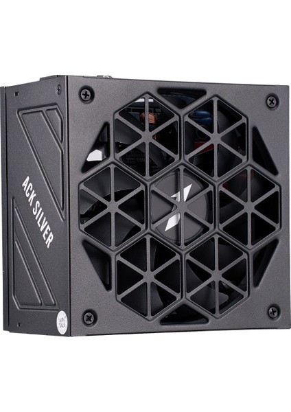 ACK 750W 80+ Silver ATX3.1/PCle 5.1 Aktif PFC 7 Yıl Garantili Siyah Güç Kaynağı