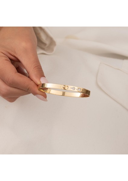 Sade Taşsız 14 Ayar Altın Kelepçe modelleri