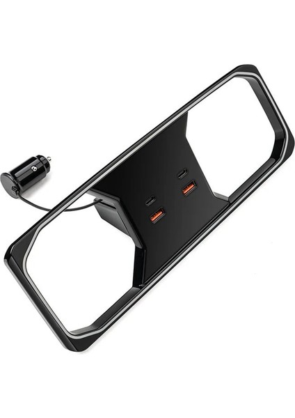 Araba Su Kupası Tutucu Ortam Işık Merkezi Kontrol Şarjı Genişleme Dock Honda Accord 11TH 2023 2024 (Yurt Dışından)