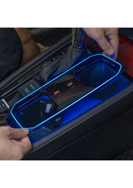 Araba Su Kupası Tutucu Ortam Işık Merkezi Kontrol Şarjı Genişleme Dock Honda Accord 11TH 2023 2024 (Yurt Dışından) modelleri