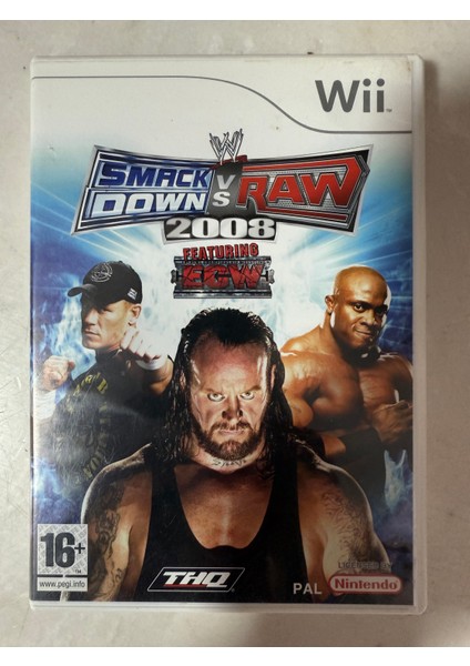 Nintendo Wii Smackdown 2008 Wwe Orjinal Oyun