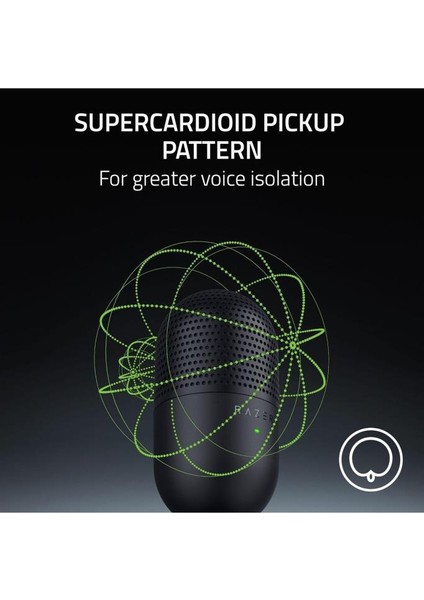 Seiren V3 Mini Ultra Kompakt Siyah USB Mikrofon Outlet modelleri