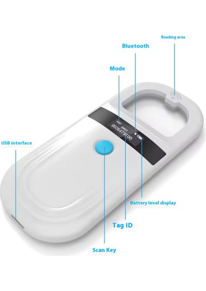 Hafızalı ve Bluetooth Mikroçip Okuyucu / Microchip Pet Hayvan Izleme ve Tanımlama fiyatları