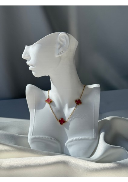 Çelik Dört Yaprak Figürlü Şans Kolye fiyatları