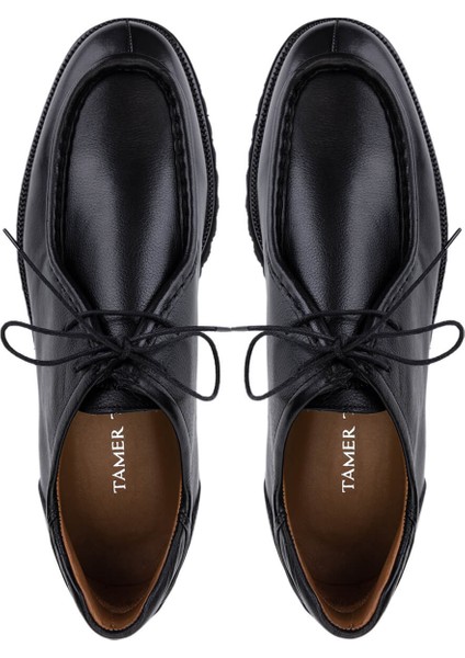 Erkek Hakiki Deri Siyah Deri Casual Ayakkabı 537 3814 Erk Ayk SK25-26 Sıyah Dr indirimleri