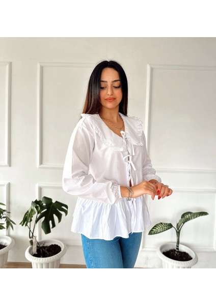 Pinterest Bebe Yaka Önden Düğmeli Gömlek modelleri