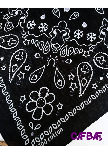 Cafbaf Kare Bandana Klasik MODEL.8523 - Siyah fiyatları