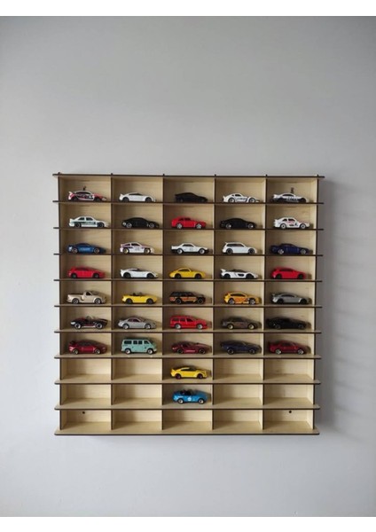 Ahşap Renkli Araba Rafı 50'li, Uygun ve Şık Saklama Çözümü