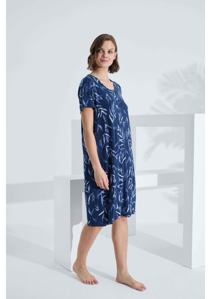 Bambu Kısa Kol Yazlık Kadın Elbise 72236 modelleri