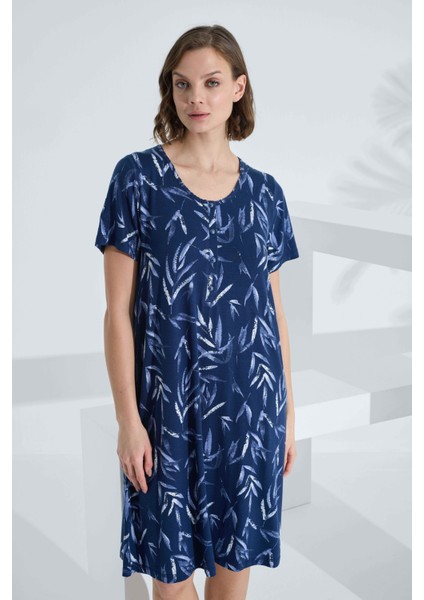 Bambu Kısa Kol Yazlık Kadın Elbise 72236 fırsatları