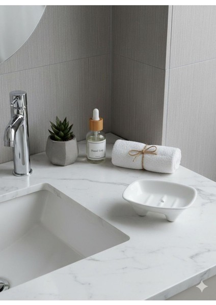 Katı Sabunluk Seramik Katı El Sabunluğu Beyaz modelleri