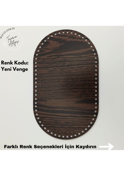 6 Adet Renkli Ahşap Delikli Örgü Taban 30X18 cm Sunum ve Supla Seti modelleri