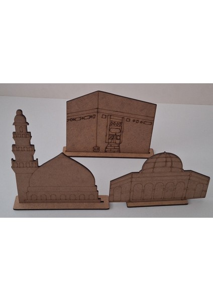 Ahşap Cami Maket Seti, Dini ve Okul Etkinliği Hobi Malzemesi