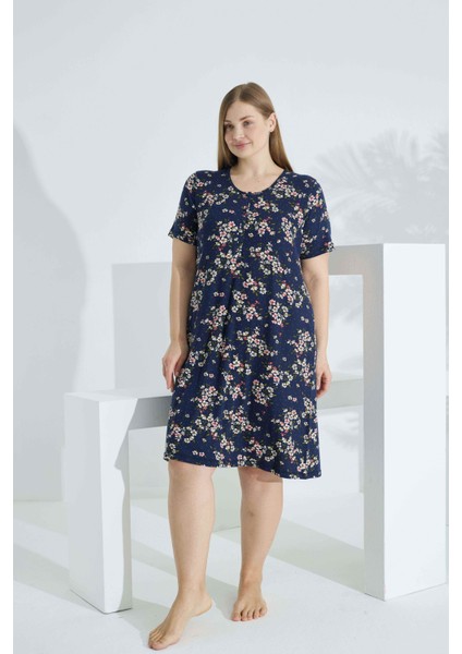 Bambu Kısa Kol Yazlık Kadın Elbise 72239 indirimleri