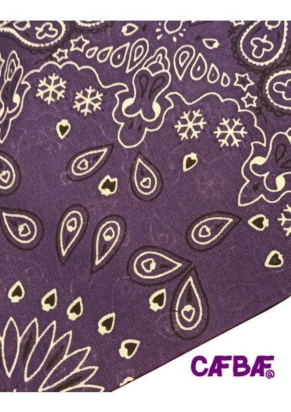 Cafbaf Kare Bandana Klasik MODEL.8523 - Mor