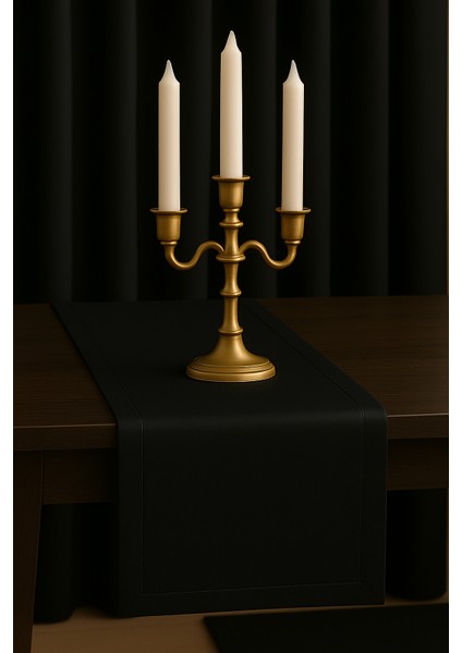 Saten Dokulu Siyah Runner , Masa Örtüsü, Amerikan Servis modelleri