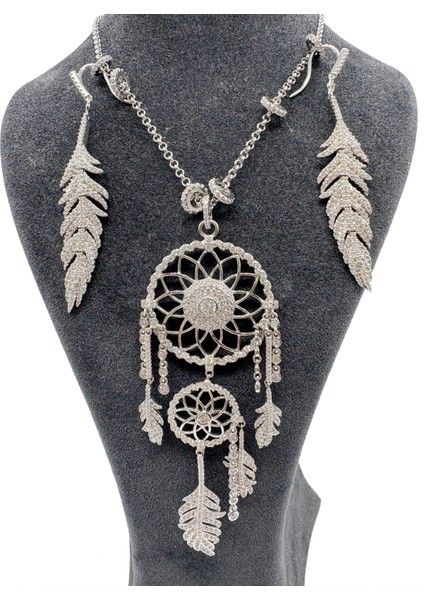 Gümüş Rüya Kapanı Kolye modelleri