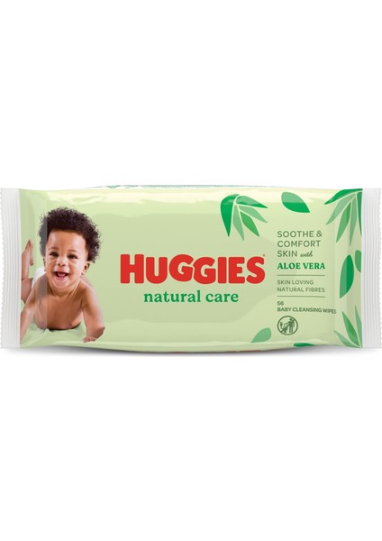 Natural Care Yenidoğan Islak Bebek Havlusu 10x56 Yaprak