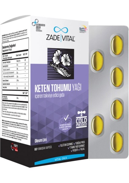 Keten Tohumu Yağı Blister 60 Kapsül fiyatları