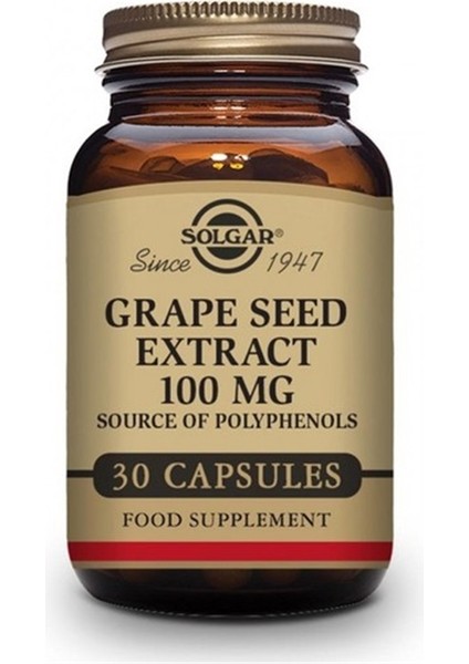 Grape Seed Extract 30 Kapsül fiyatları