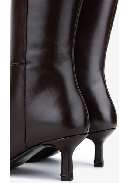 Kadın Hakiki Deri Kahverengi Klasik Çizme 33 6205 Bn Czm SK25-26 Kahve Derı fırsatları