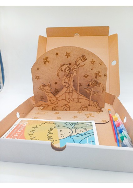 Ahşap Boyama Aktivite Seti, Kitap Hediye, Eğlenceli ve Öğretici Çocuk Seti modelleri