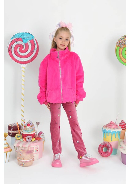 Kız Çocuk Taşlı Tayt