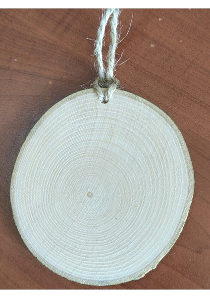 Doğal Ahşap Kütük Boyama Seti, 6 Renk, 6-7 Cm, Delikli, 4 Lü Dilim fırsatları