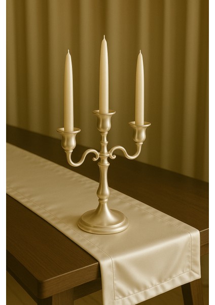 Saten Dokulu Açık Gri Runner , Masa Örtüsü, Amerikan Servis fiyatları