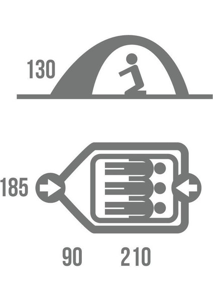 Beast 3 Kısılık Cadır