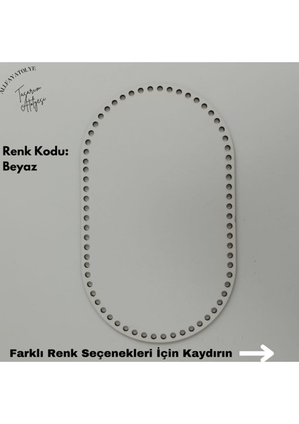 6 Adet Çok Renkli Ahşap Delikli Taban Plakası 35X21 cm fiyatları