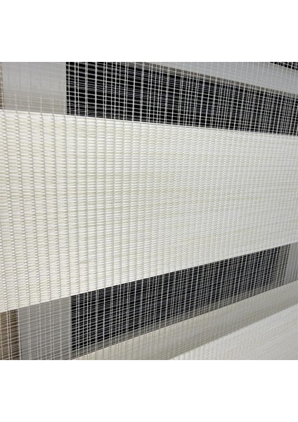 Zebra Stor Perde Ekru Etek Dilimli Z-STB400V02