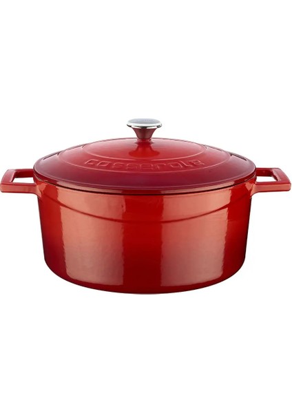 Döküm Yuvarlak Tencere. Folk ÇAP(Ø)24CM.